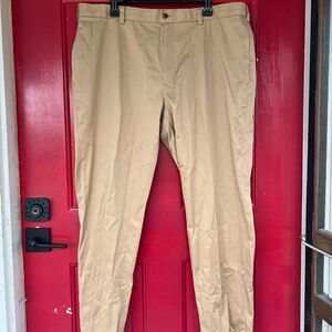 Brooks Brothers Men's 40x30' Tan Dress Pants Light Weight Advantage Chino Clark
